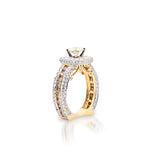 Stunning Engagement Ring - Dazzle Collection by Dr. Imran in White and Gold