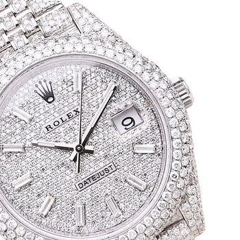 Elegant 41MM Diamond Rolex Timepiece - Perfect Blend of Style and Luxury