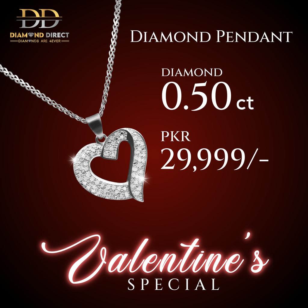 Valentine's Diamond Pendants