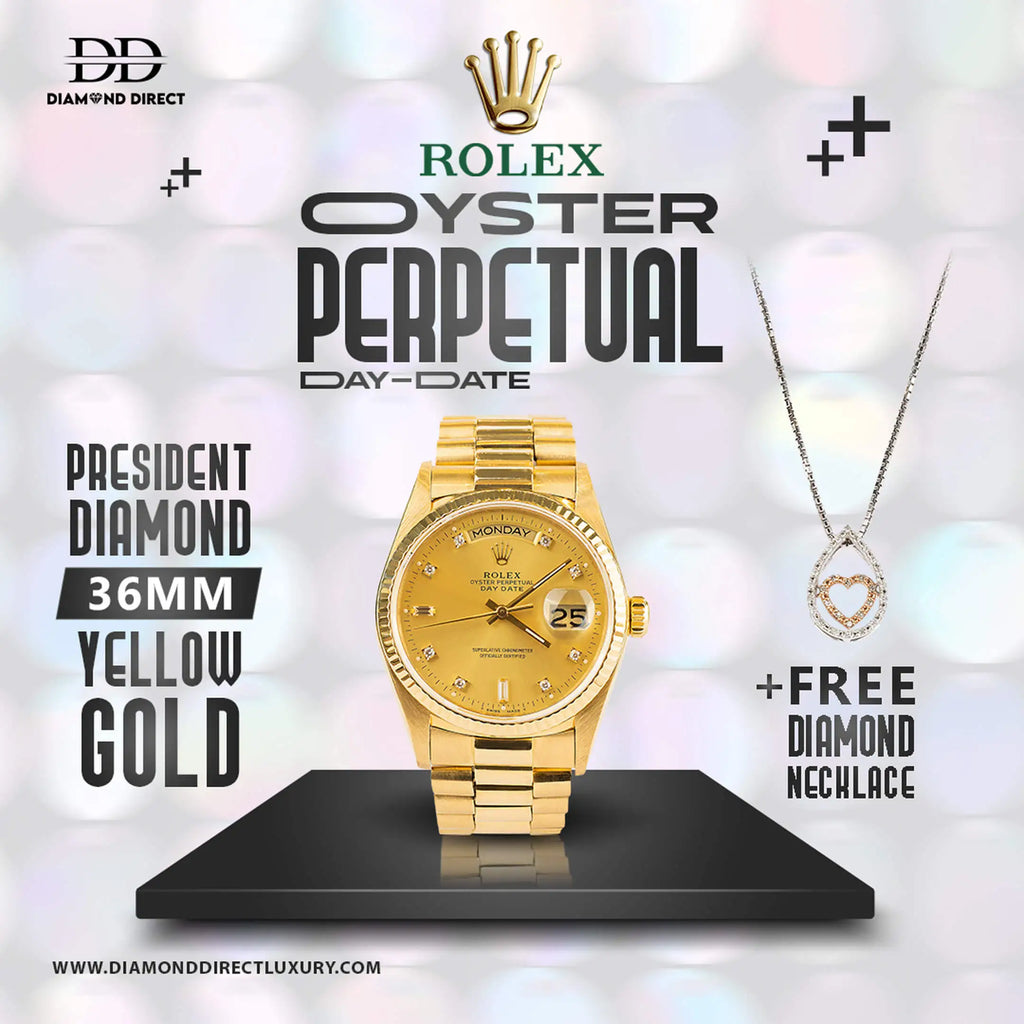 Rolex presidential diamond on sale