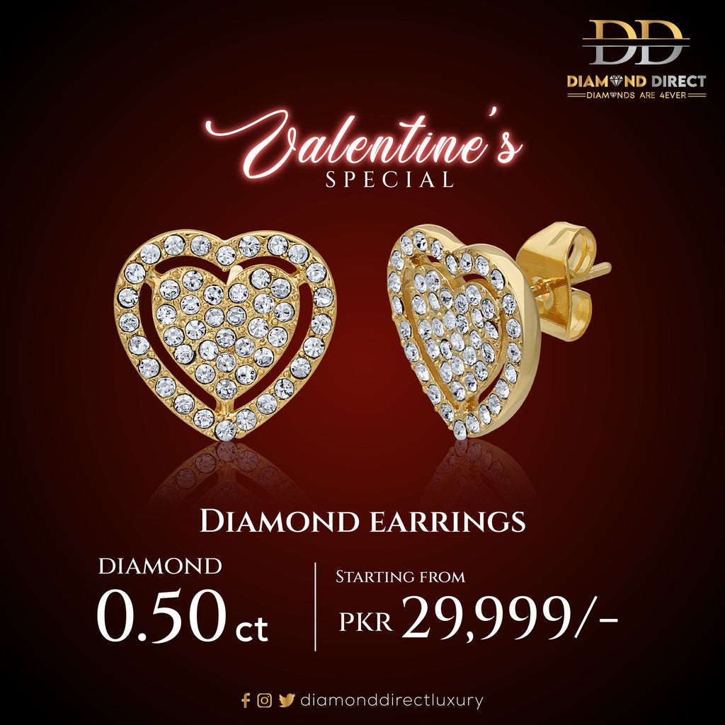 Valentine's Diamond Earrings